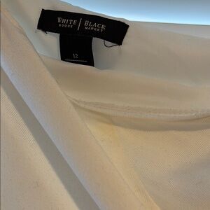 White House Black Market A-Line Skirt - White